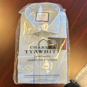 Brand new Charles TYRWHITT blue extra slim fit shirt 16/34